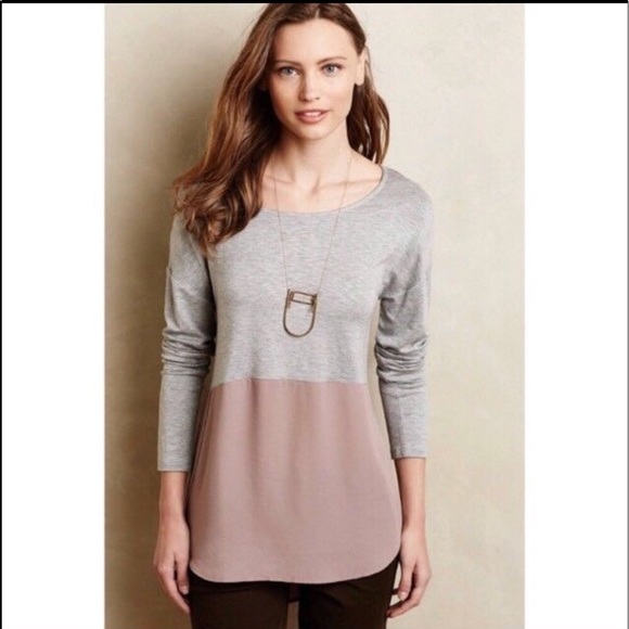 Anthropologie Tops - Anthropologie Meadow Rue Mela Colorblock Tunic M